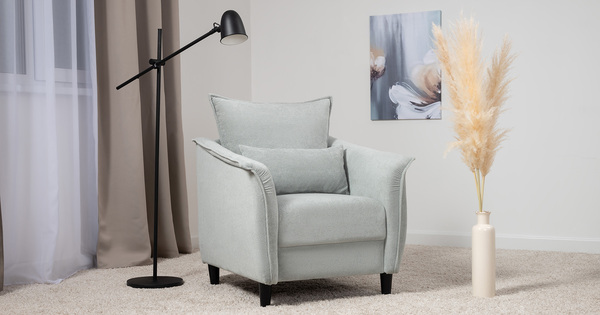 Кресло для отдыха Берта ТК 773 велюр Mirage mint мятный