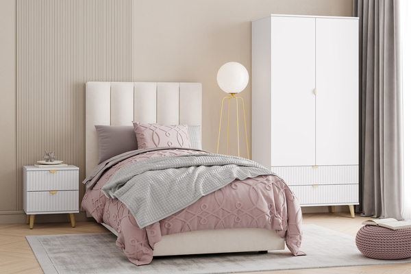 Детская Дакота композиция 1 меренга, белый, без кровати