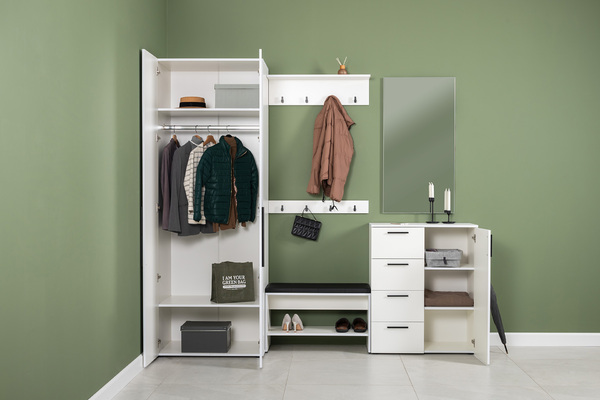 Вешалка навесная Эйр 16.551.01 белый РЕ шагрень