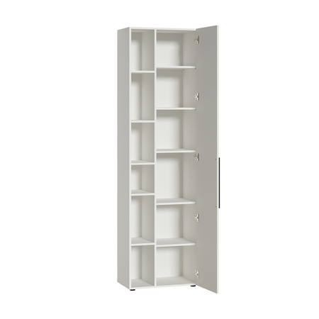 Гостиная Эйр композиция 1 белый PE шагрень, собирается на любую сторону