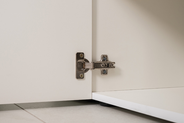 Гостиная Эйр композиция 1 белый PE шагрень, собирается на любую сторону