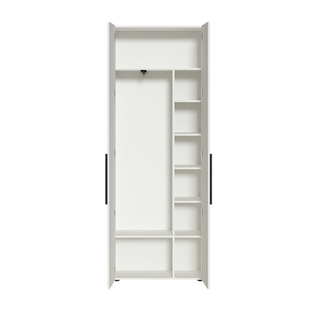 Шкаф для одежды Эйр 13.340 белый PE шагрень, собирается на любую сторону