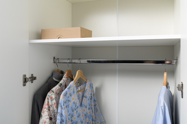 Шкаф комбинированный Эйр 13.182 белый PE шагрень