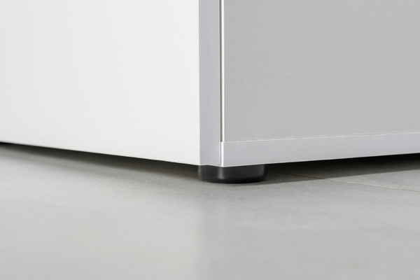 Шкаф комбинированный Эйр 13.182 белый PE шагрень