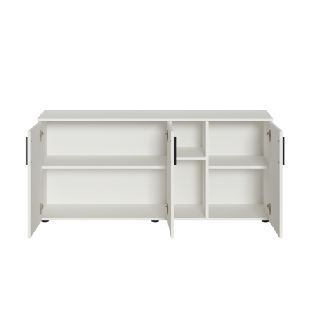 Гостиная Эйр композиция 2 белый PE шагрень, собирается на любую сторону