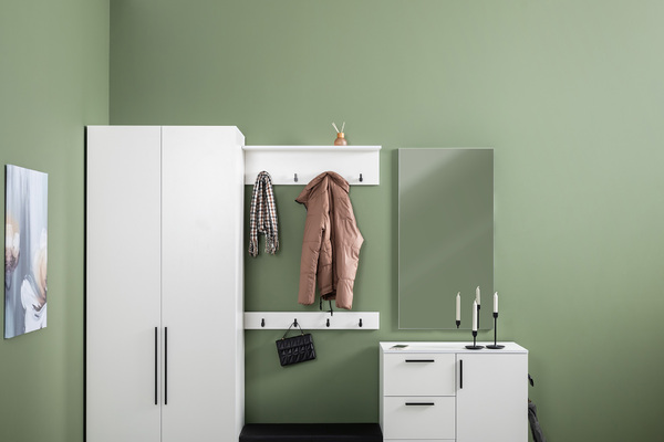 Вешалка навесная Эйр 16.551.01 белый РЕ шагрень