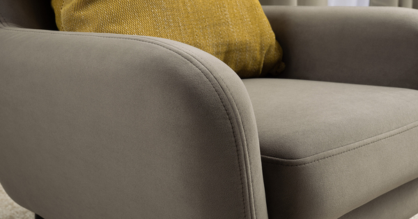 Кресло для отдыха Дакота ТК 583 велюр Vendetta 10 серо-коричневый, Riga 1598 z1 col 34 горчичный