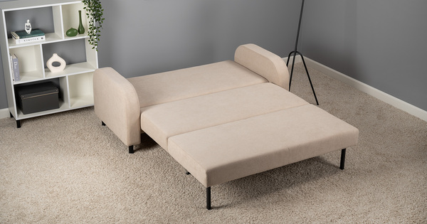 Диван-кровать прямой Киото ТД 780 велюр Epic 12 beige бежевый