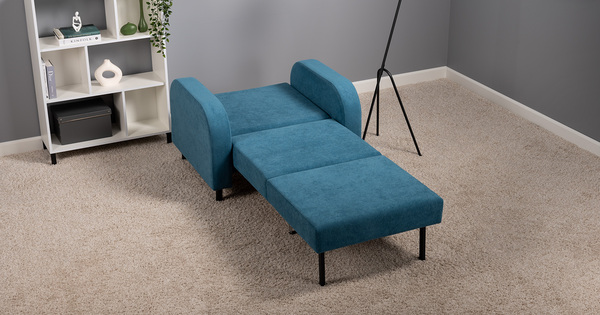 Кресло-кровать Киото ТК 784 велюр Epic 75 azuro синий