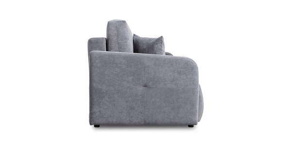 Диван-кровать прямой Марсель ТД 701 велюр Aura 20 серый