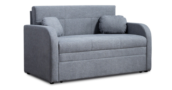 Диван-кровать прямой Тео (120) ТД 909 велюр Danco 995 серый